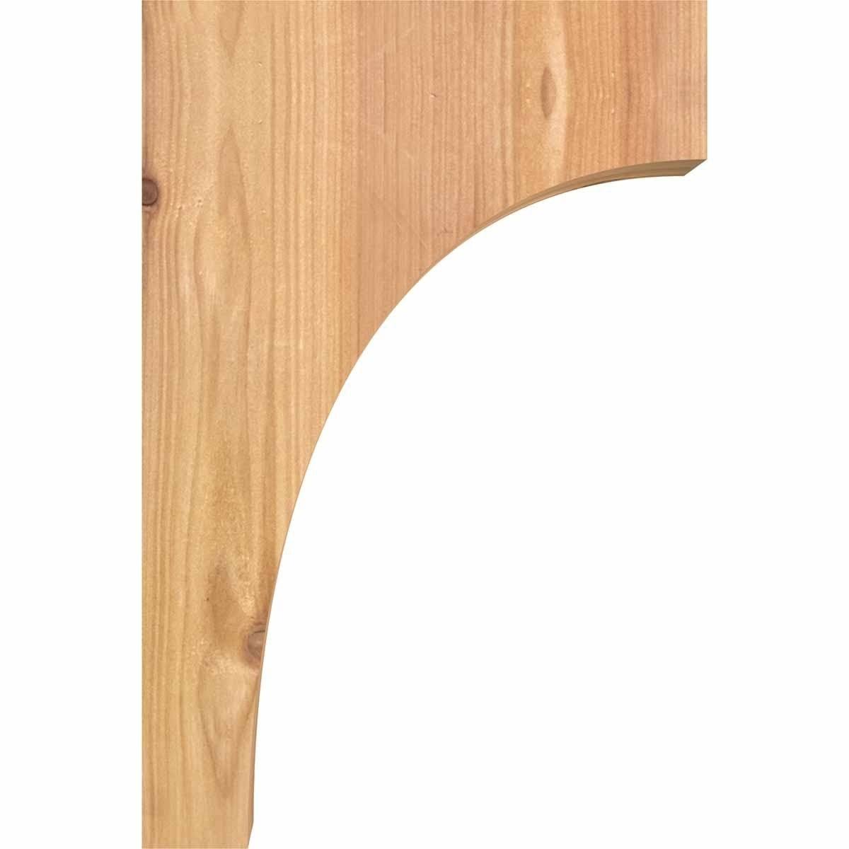 5 1/2x22W x 12x22D x 28x22H Western Red Cedar Corbel I1567