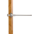 Satin Nickel Retractable Pullout Garment Rod Y418