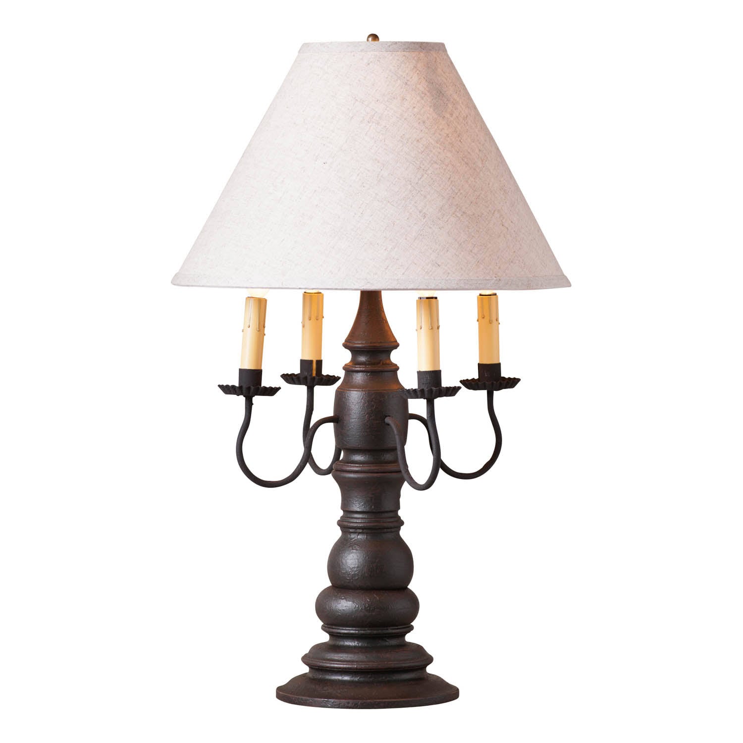Americana Black Lamp with Shade A83695