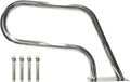Pool Handrail 32x22.5 304 Stainless Steel with Base Plate Silver E8141