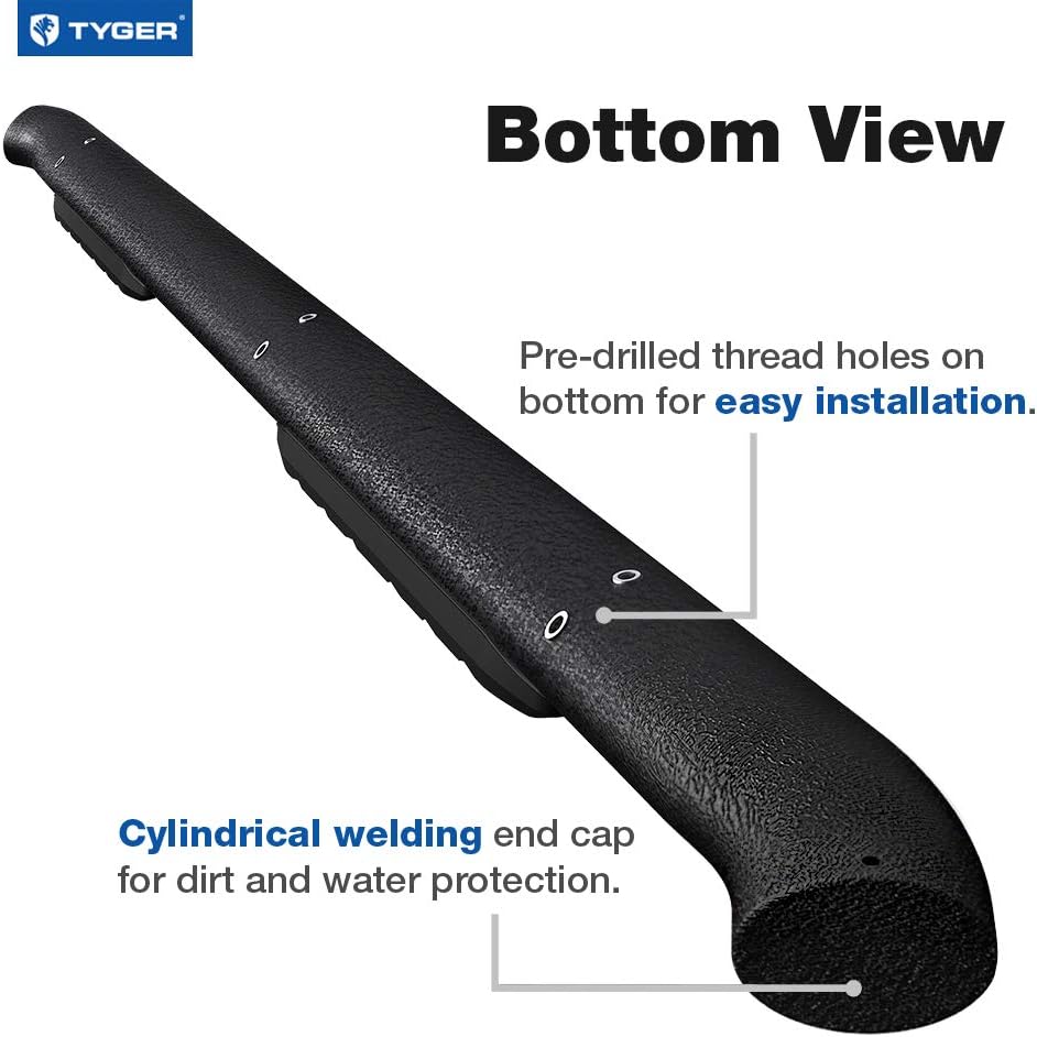 Textured Black Side Step Running Boards S76342