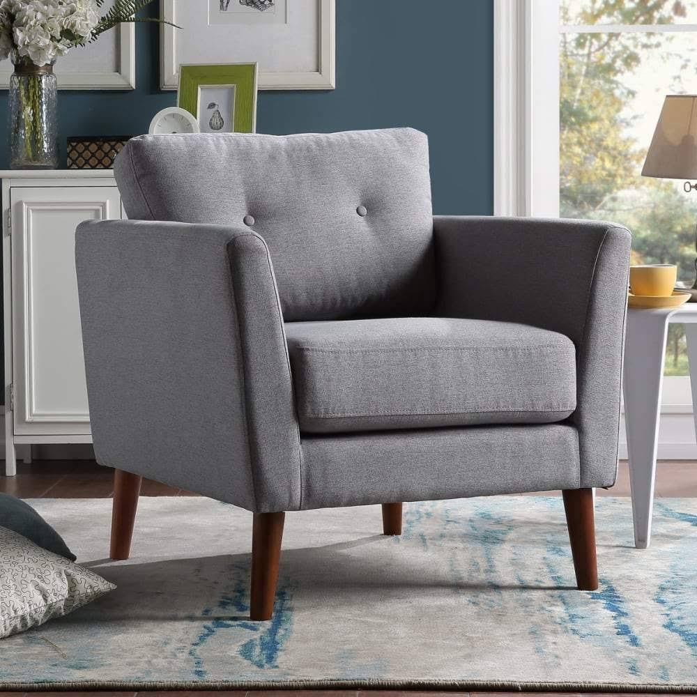 Cadet Blue Modern Arm Chair U4598