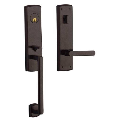 Non Lacquered Brass Left Hand Full Dummy Handleset B23473