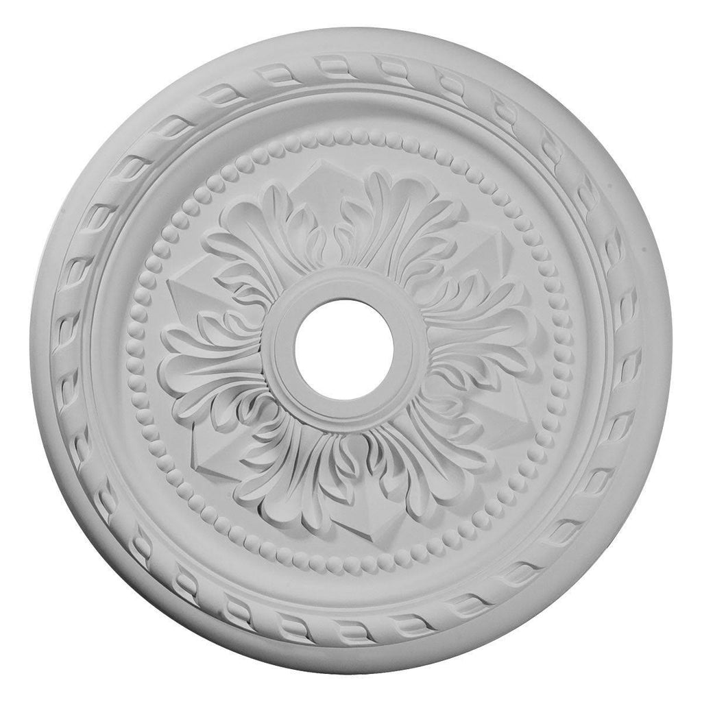 Palmetto Ceiling Medallion, Hand-Painted Americana U8449