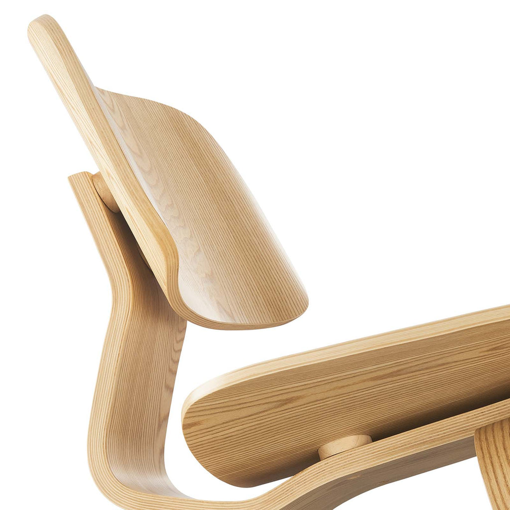 Natural Wood Lounge Chair A55253