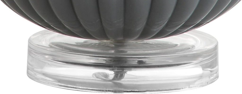 Gray Glass and Lucite LED Table Lamp Z505549