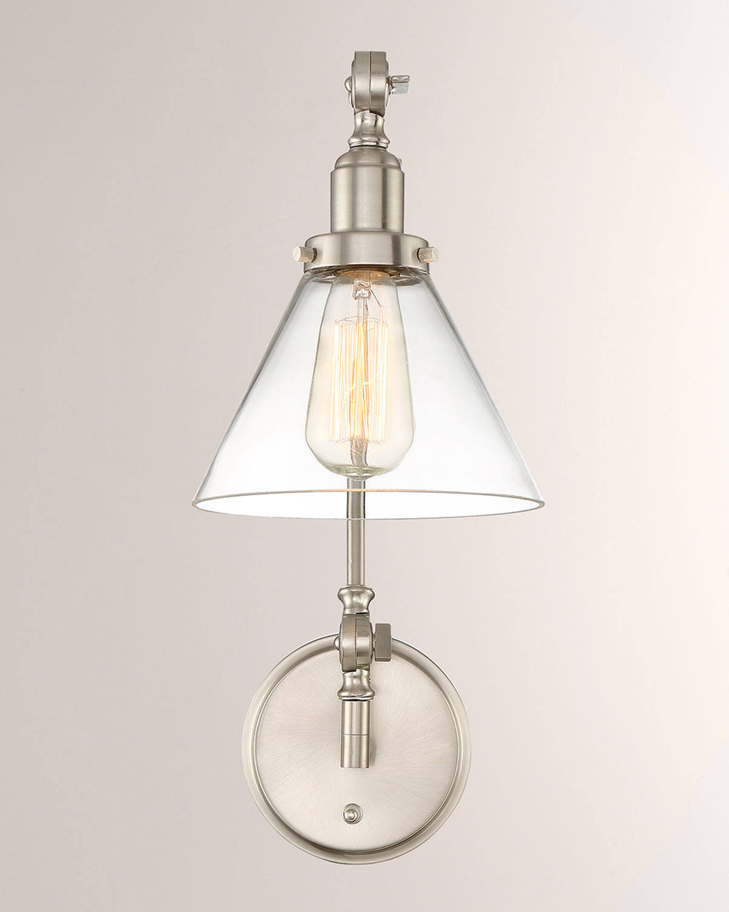 Satin Nickel Adjustable Sconce Q973820