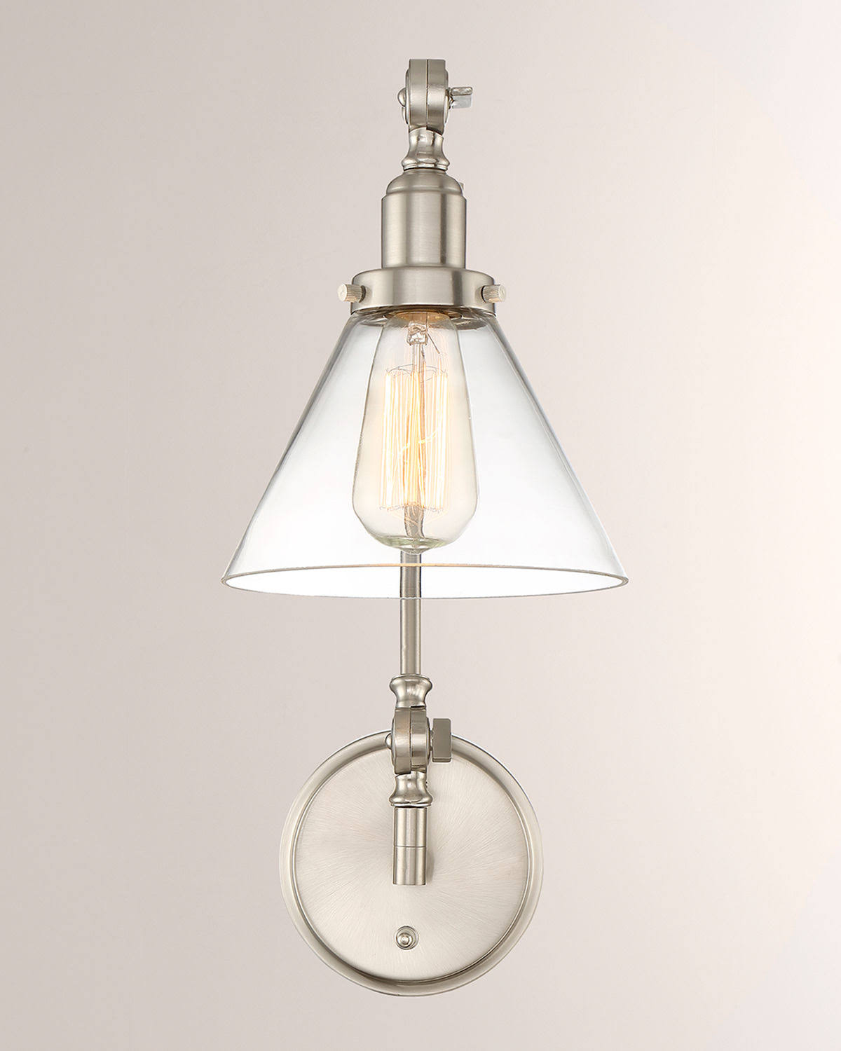 Satin Nickel Adjustable Sconce Q973820