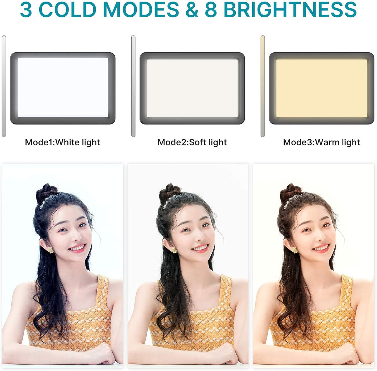 Pack of 2 USB Powered LED Video Light N396