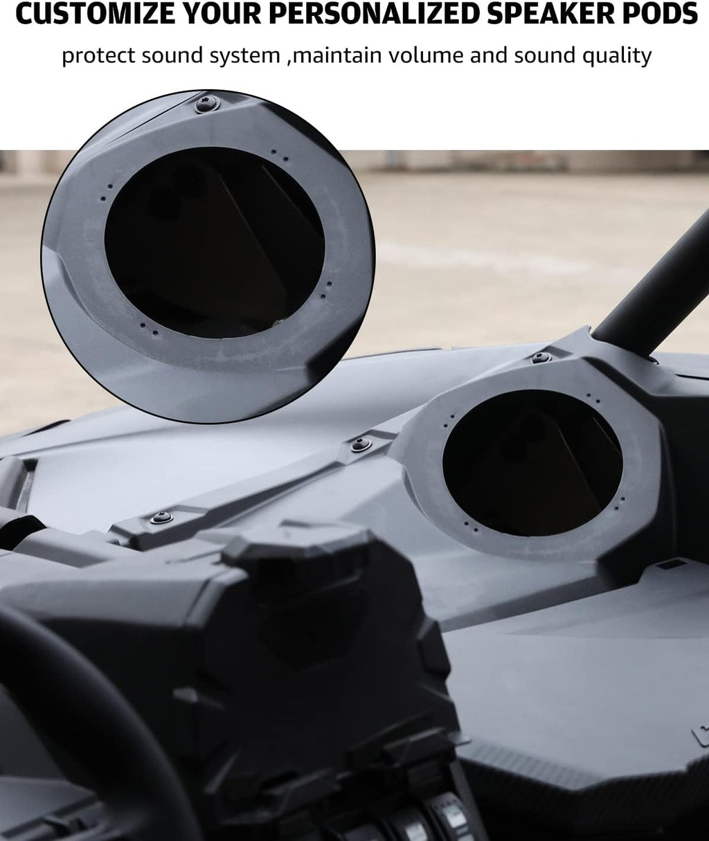 6.5 inch Speaker Enclosure Panels for Can Am Maverick X3 / X3 Max O504