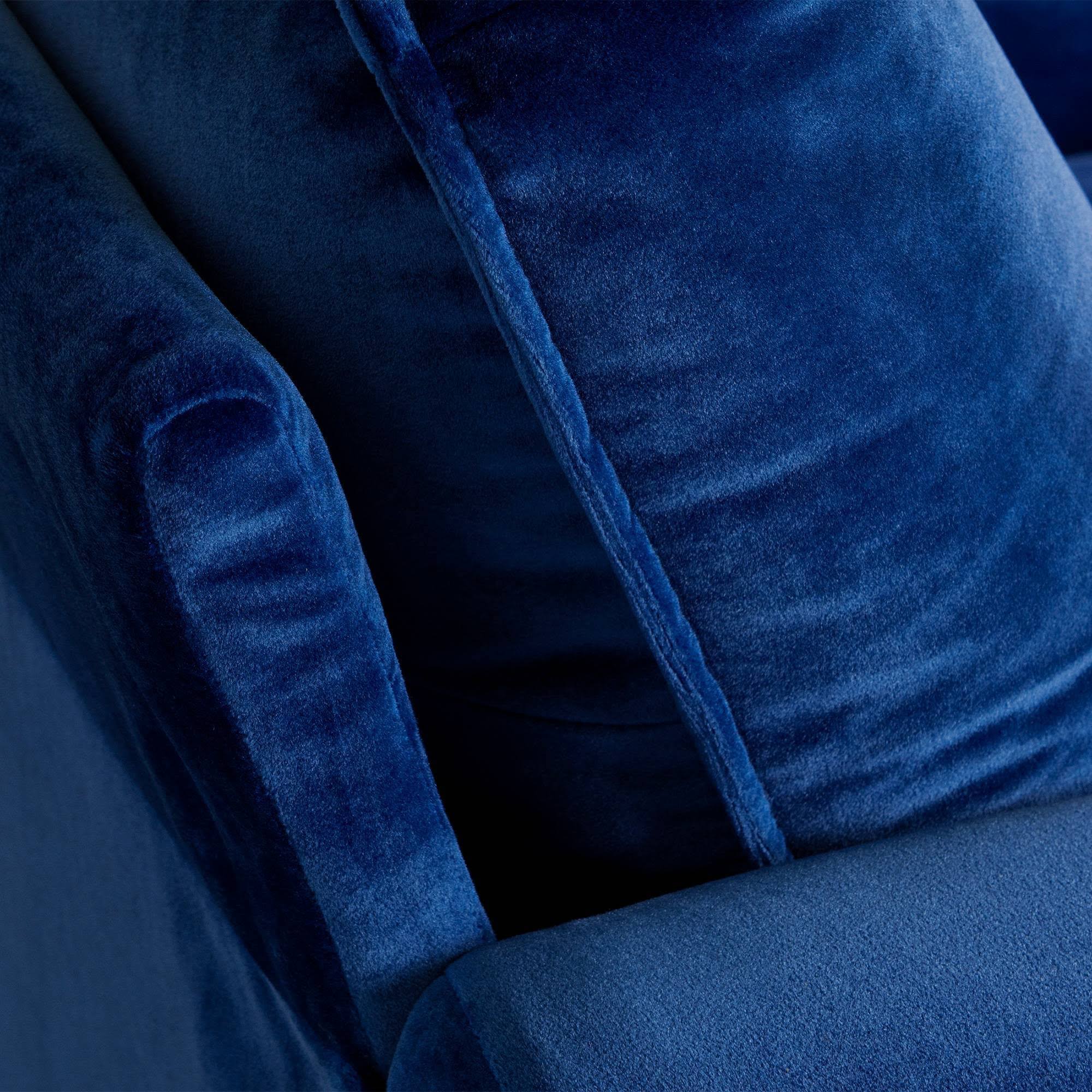 Dark Blue 1-Seat Sofa G1943