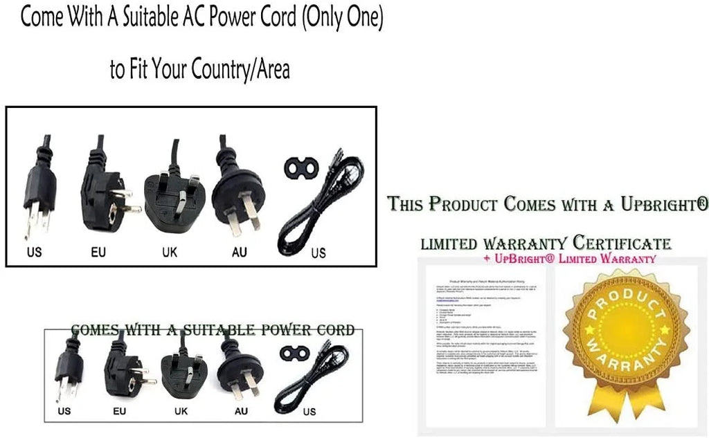 Stationary Bicycle Power Supply Cord Battery Charger W904