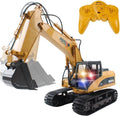 15 Channel Full Functional RC Excavator Toy Construction Tractor with Metal Shovel H8946