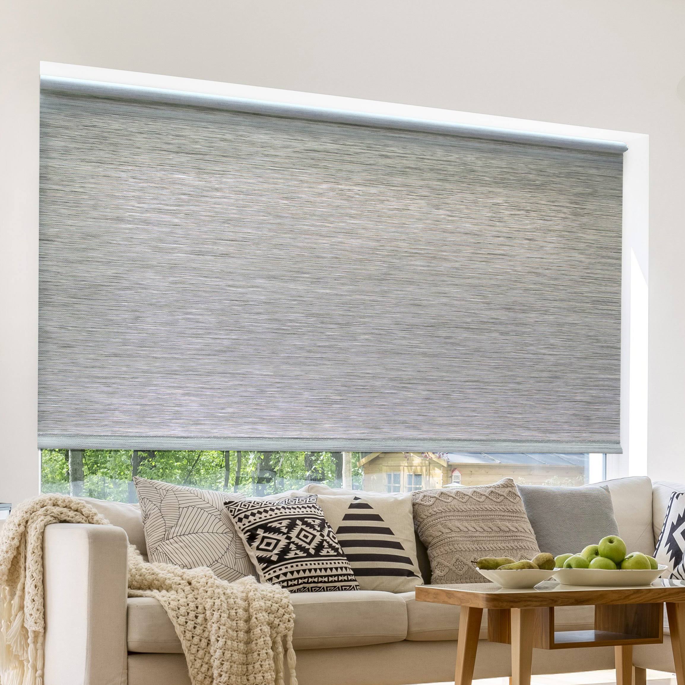 Light Filtering Natural Roller Shade Gray Z369