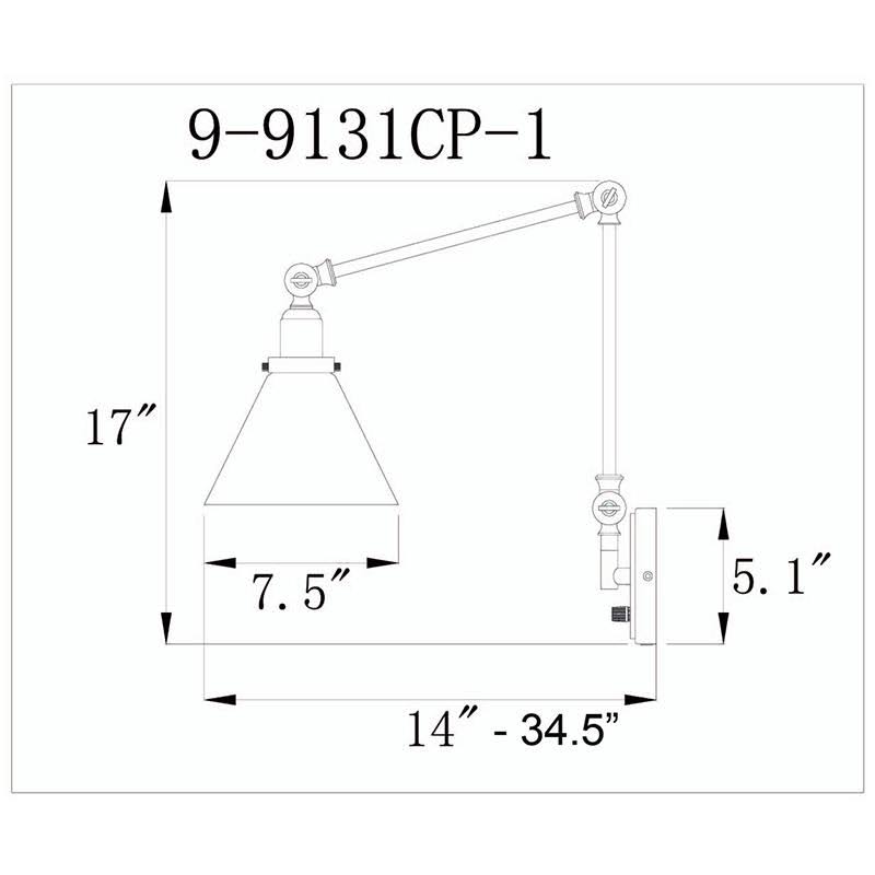 Satin Nickel Adjustable Sconce Q973820