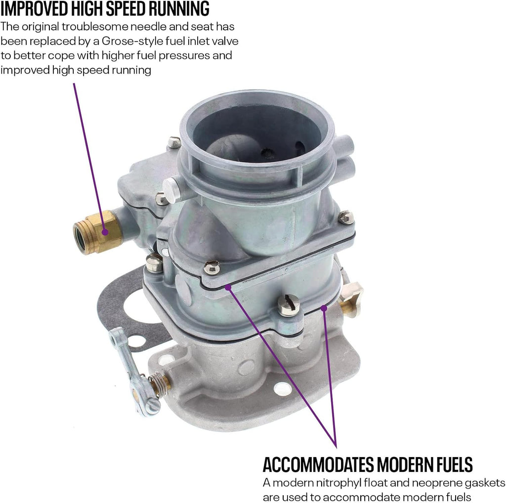 Pair of 3-Bolt 2-Barrel Carbs M802807