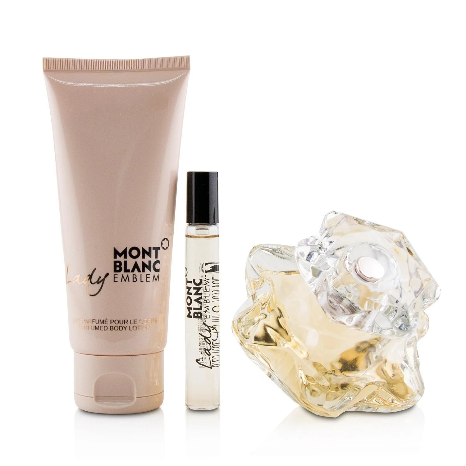 Eau De Parfum Spray 75ml/2.5oz + Perfumed Body Lotion 100ml/3.3oz + Eau De Parfum Spray 7.5ml/0.25oz 3pcs X1627