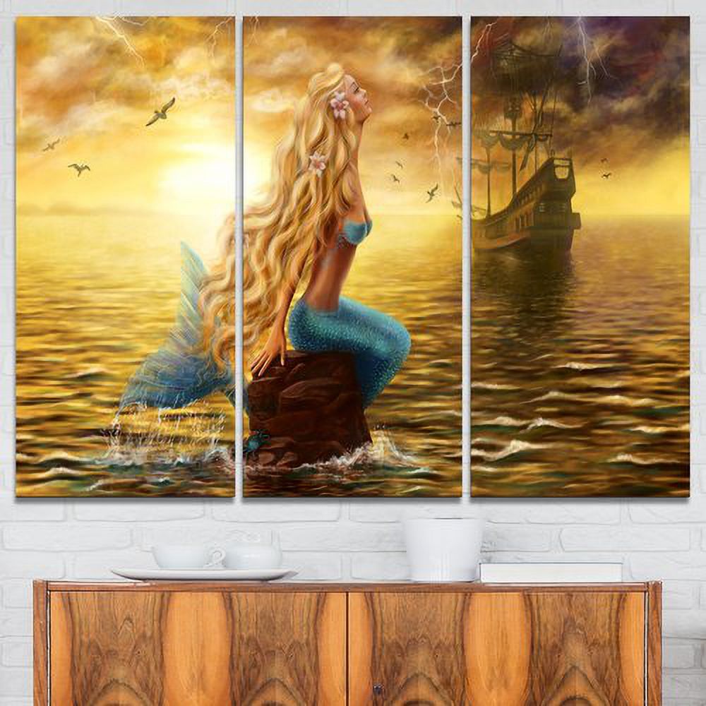 3 Piece Graphic Art on Wrapped Canvas Set H37523