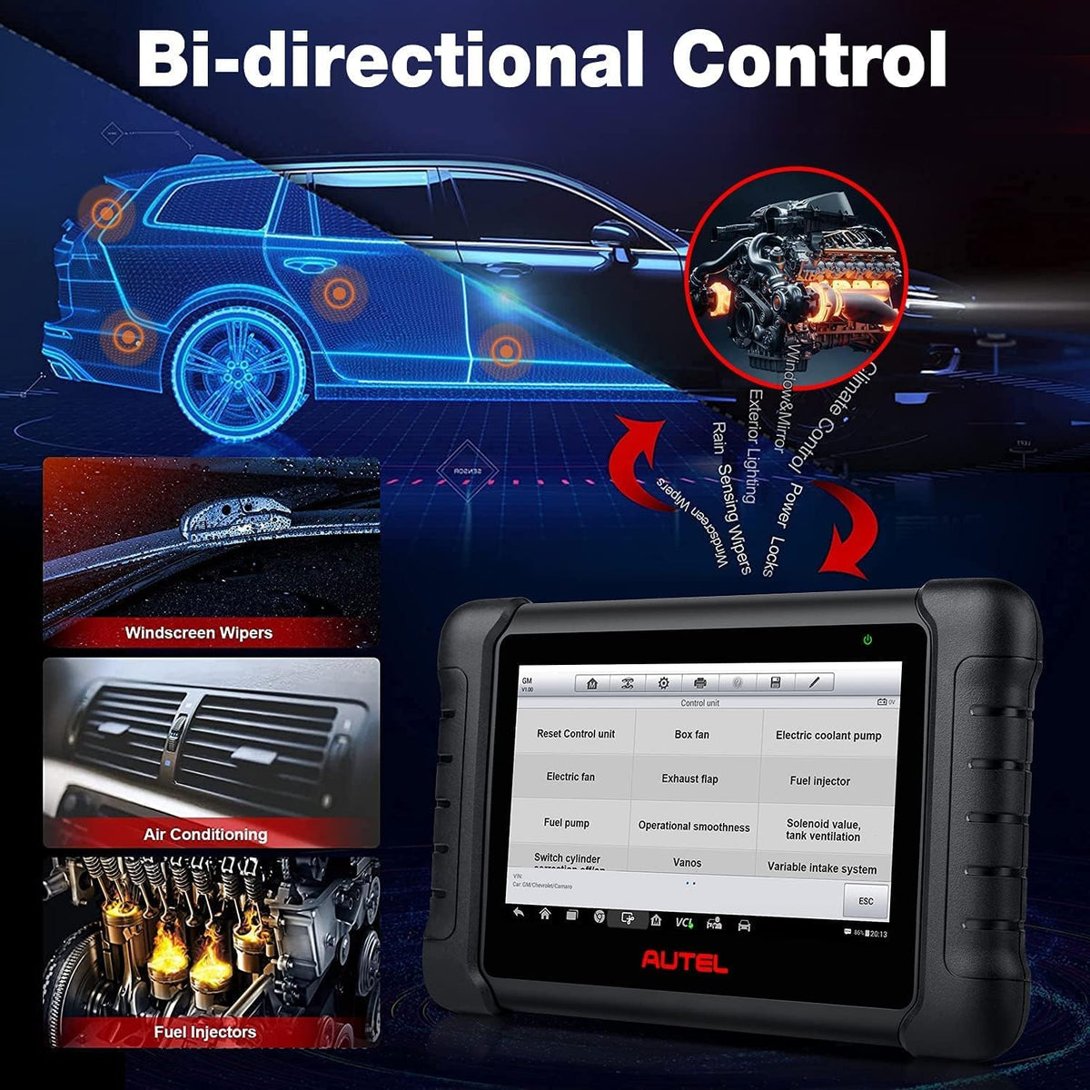2022 Newest Car Diagnostic Scan Tool with Advanced Bi-Directional Control, All Systems Diagnosis, 30+ Service M7660