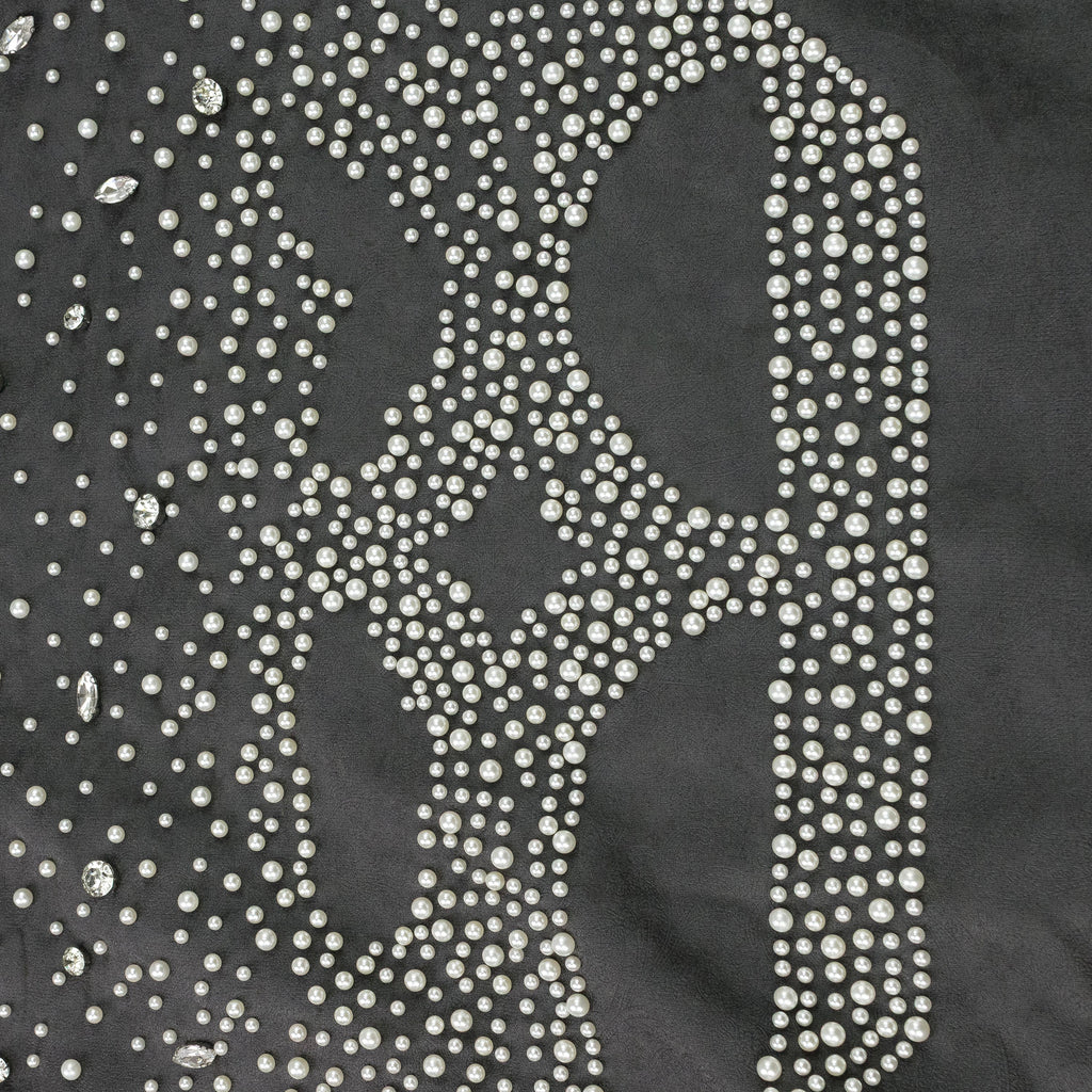 BLACK CASHEW BLOSSOM PEARL HOODIE