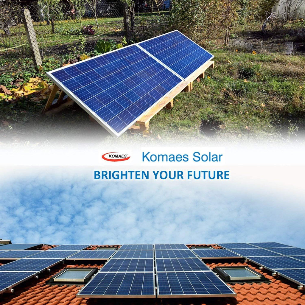20 Watts 12Volts Polycrystalline Solar Panel with 3Amp Solar Charge Controller and 3ft Crocodile Clip Cables T184782