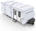 Ripstop Diamond Travel Trailer RV Cover with Adhesive Repair Patch (Fits 33' - 35') Z247