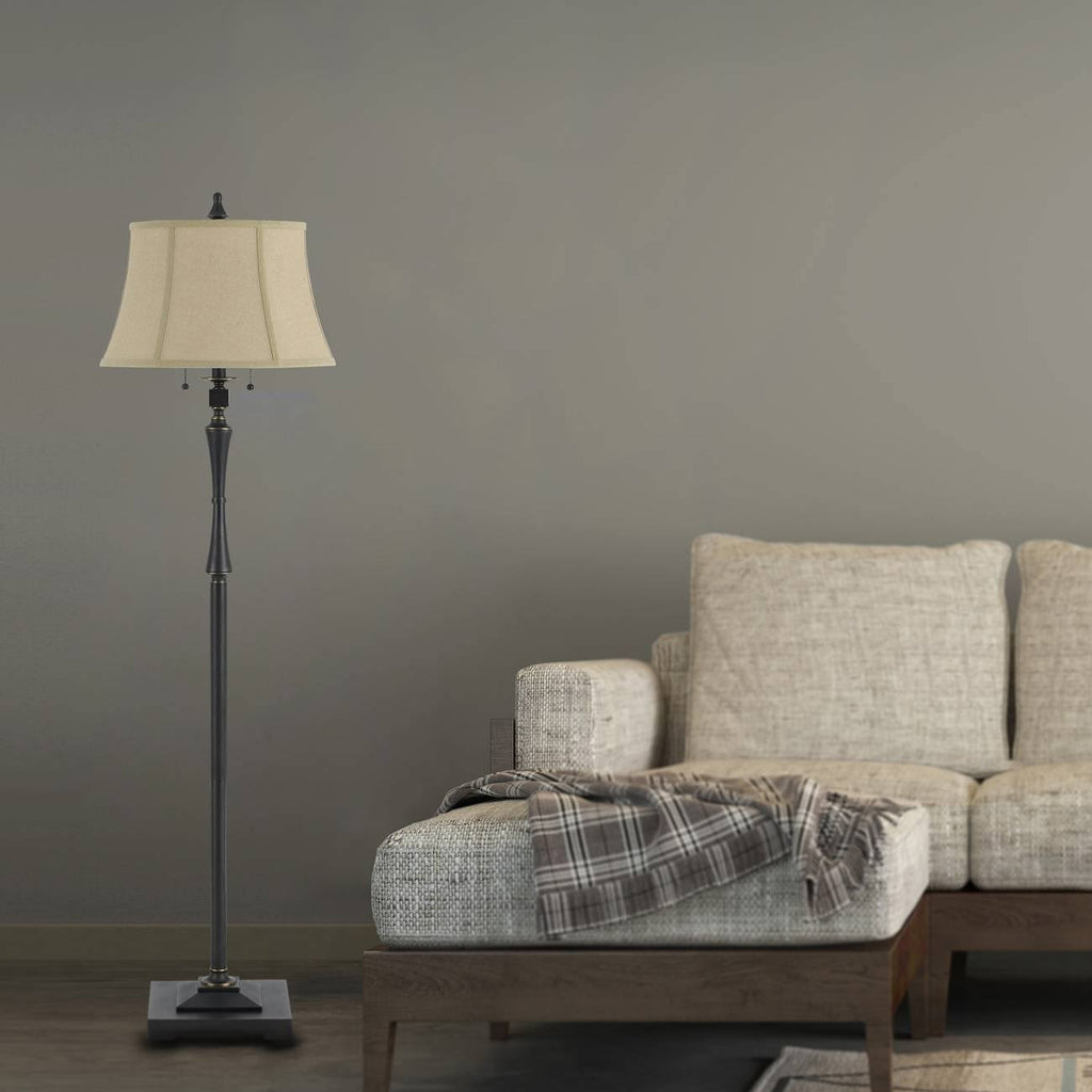 Bronze Metal Twin Pull Floor Lamp A961
