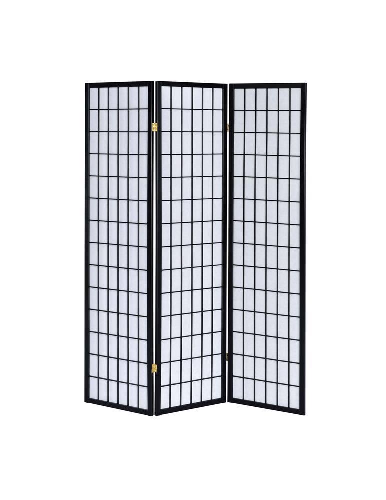 Natural 3 Panel Room Divider Folding Screen I57282