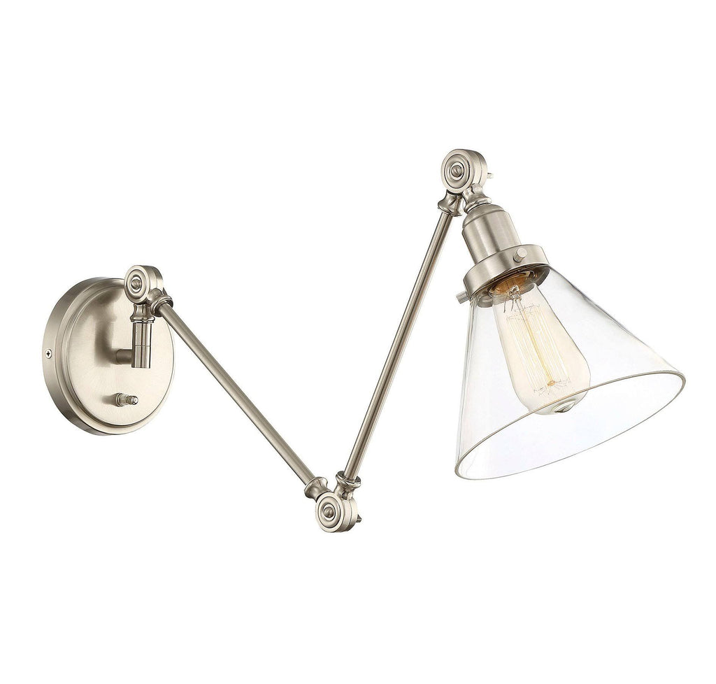 Satin Nickel Adjustable Sconce Q973820