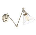 Satin Nickel Adjustable Sconce Q973820
