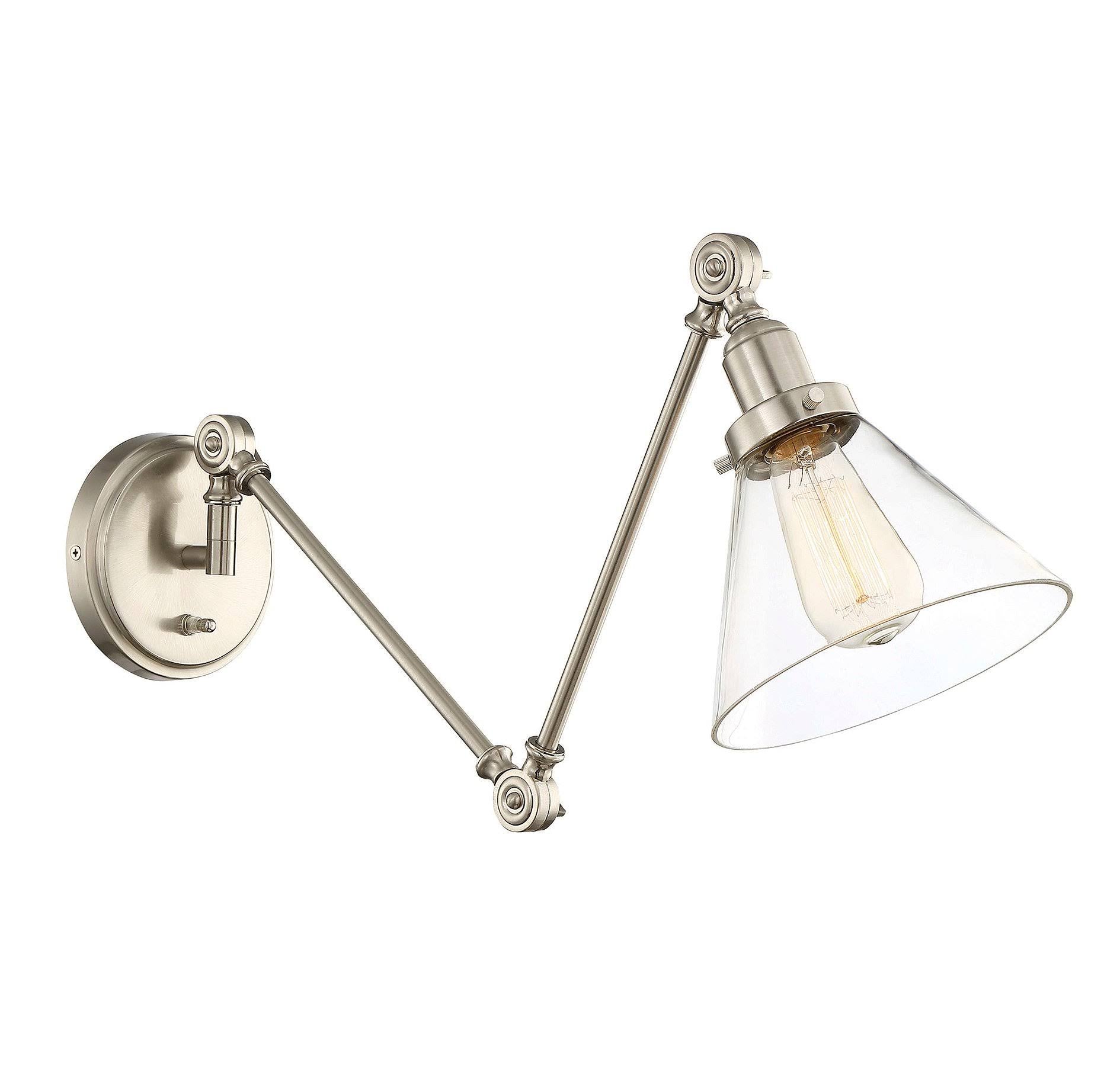 Satin Nickel Adjustable Sconce Q973820