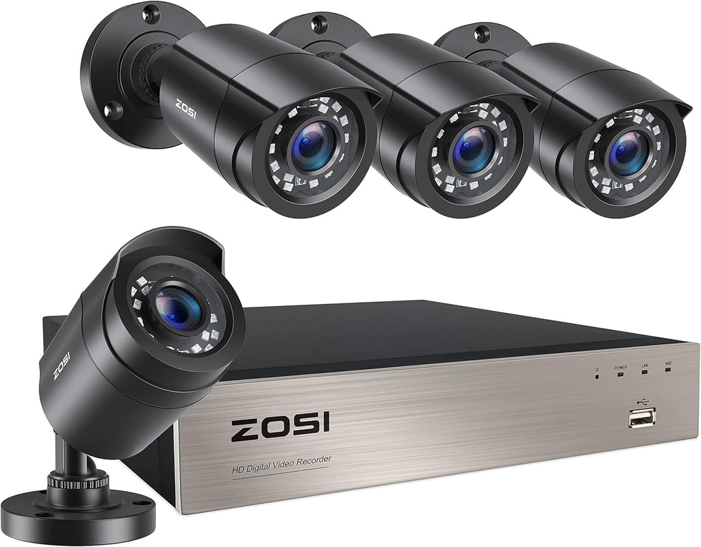4K Ultra HD Security Cameras System, 4 Channel DVR with 2TB Hard Drive and 4 x 4K Bullet Cameras C613700