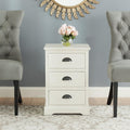 Grey 3 Drawer Side Table X2422
