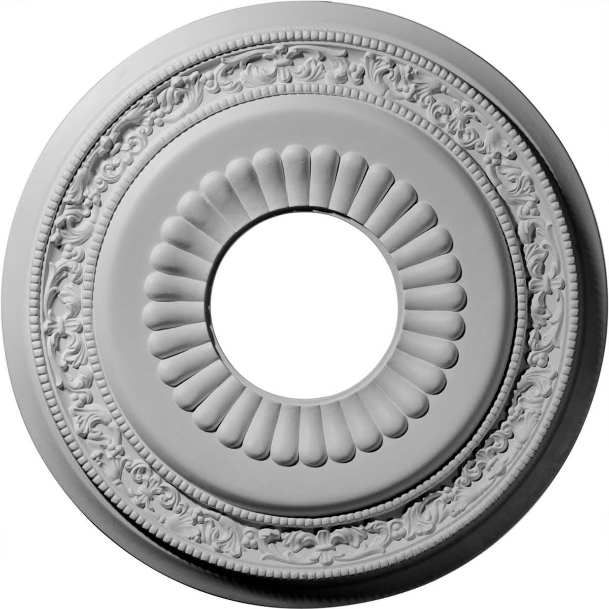 Silver Hand-Painted Ceiling Medallion V925652