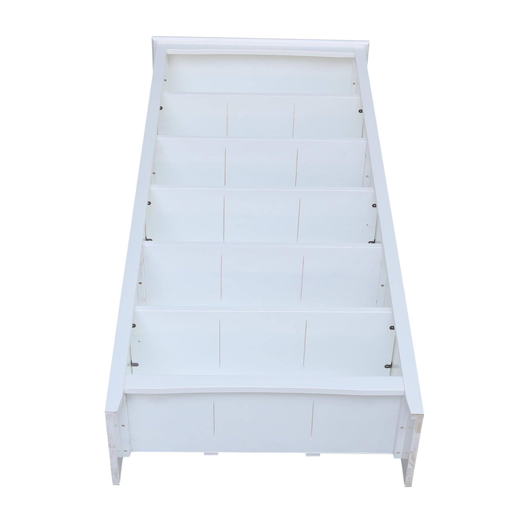 White Shaker Bookcase Y105