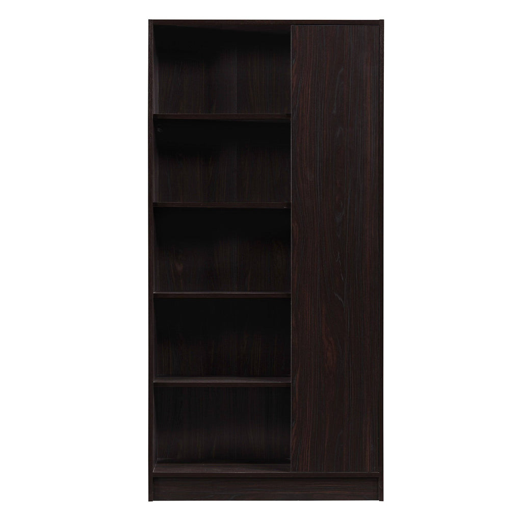 Gray Oak 2 Piece TV Stand and Bookcase Set F70119