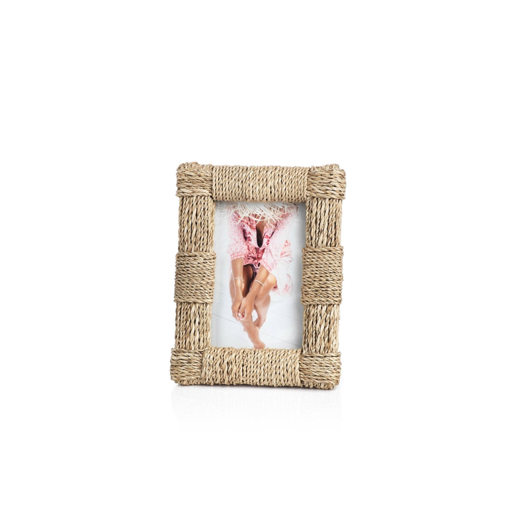 Natural Abaca Rope Photo Frame R6918