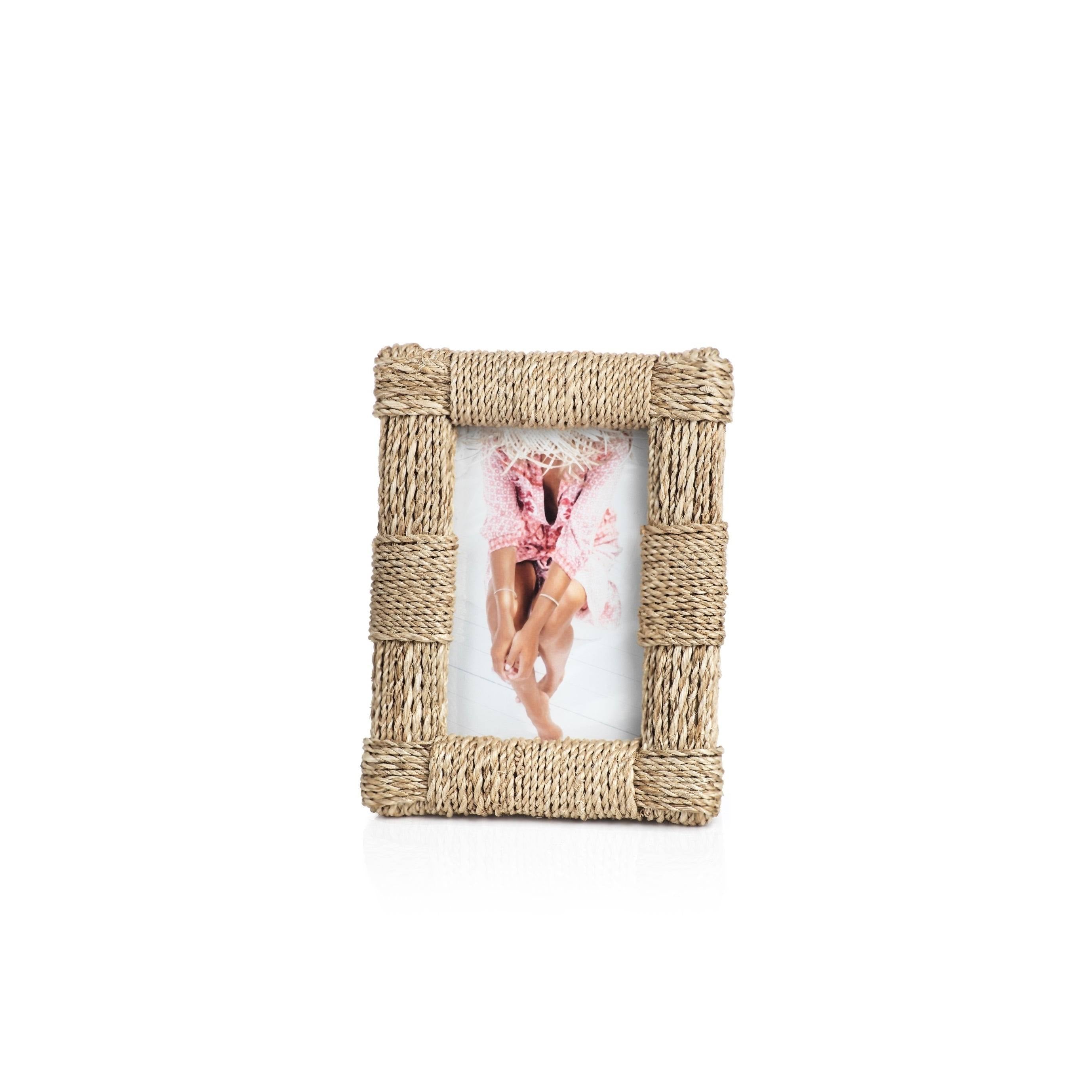 Natural Abaca Rope Photo Frame R6918