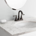 Tuscan Bronze 2-Handle Centerset Bathroom Faucet X7861