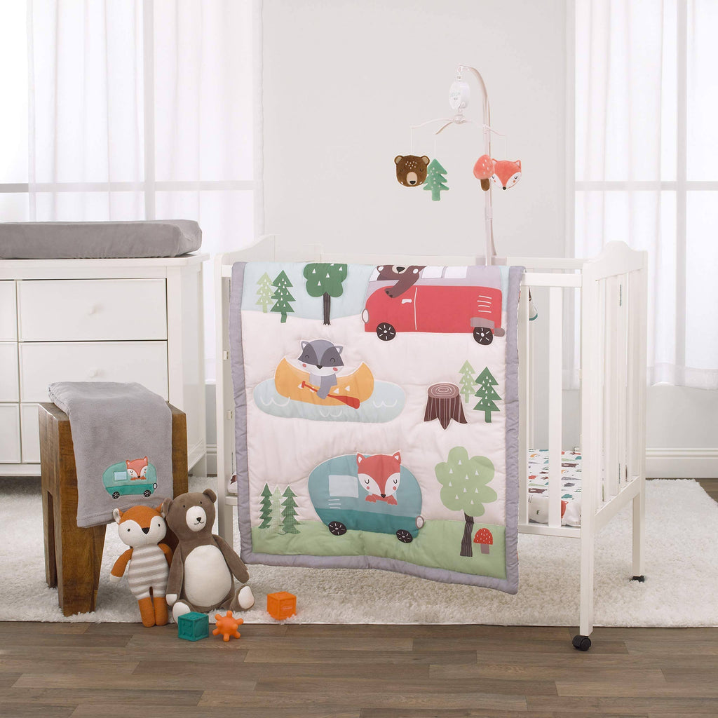 Retro Camper 3-Piece Mini Crib Bedding Set A394