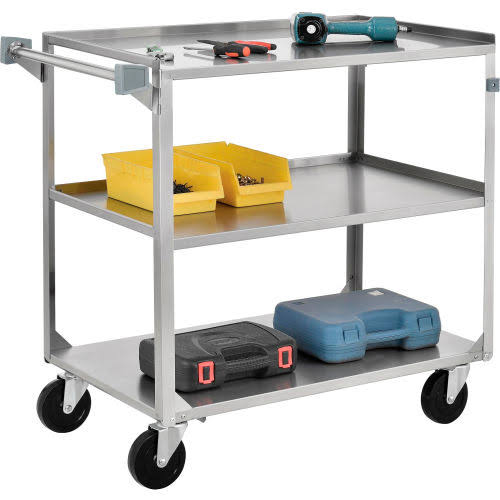 Stainless Steel Utility Cart 500 lb Cap N85288