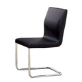 Black Chrome Dining Chairs (Set of 2) Z7314