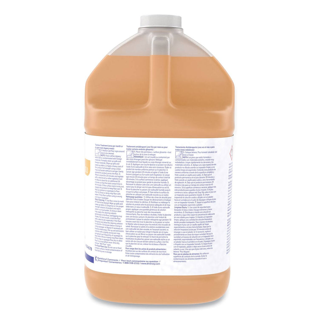 Suma Stop Slip Traction Treatment, Unscented, 1 Gal Bottle, 4/Carton P695