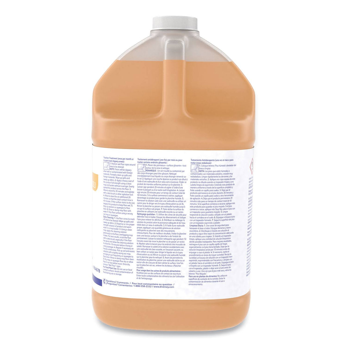 Suma Stop Slip Traction Treatment, Unscented, 1 Gal Bottle, 4/Carton P695