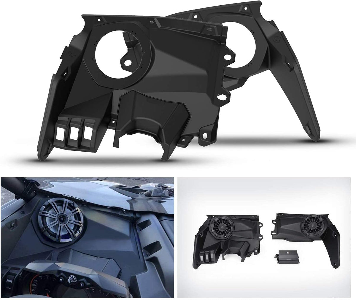 6.5 inch Speaker Enclosure Panels for Can Am Maverick X3 / X3 Max O504