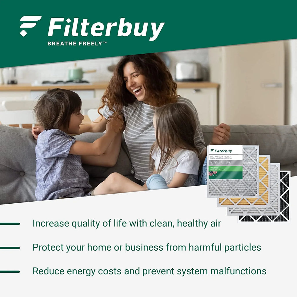 22x24x5 MERV 11 Pleated HVAC AC Furnace Air Filters (4-Pack) B8160
