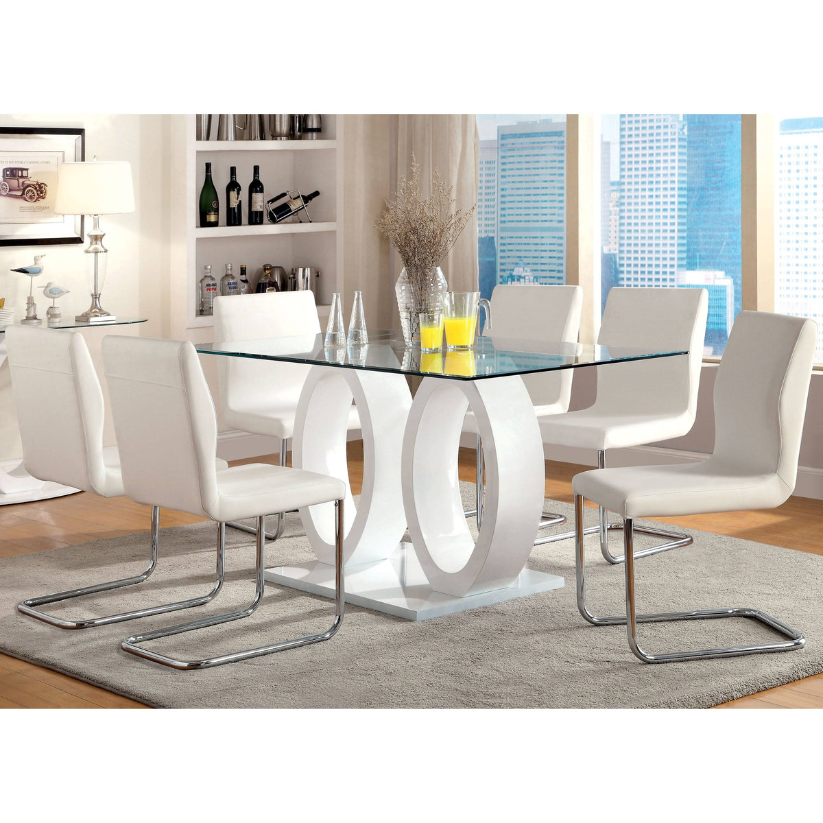 Black Chrome Dining Chairs (Set of 2) Z7314