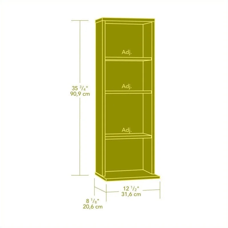 Multimedia Storage Tower, Cinnamon Cherry Finish O3414
