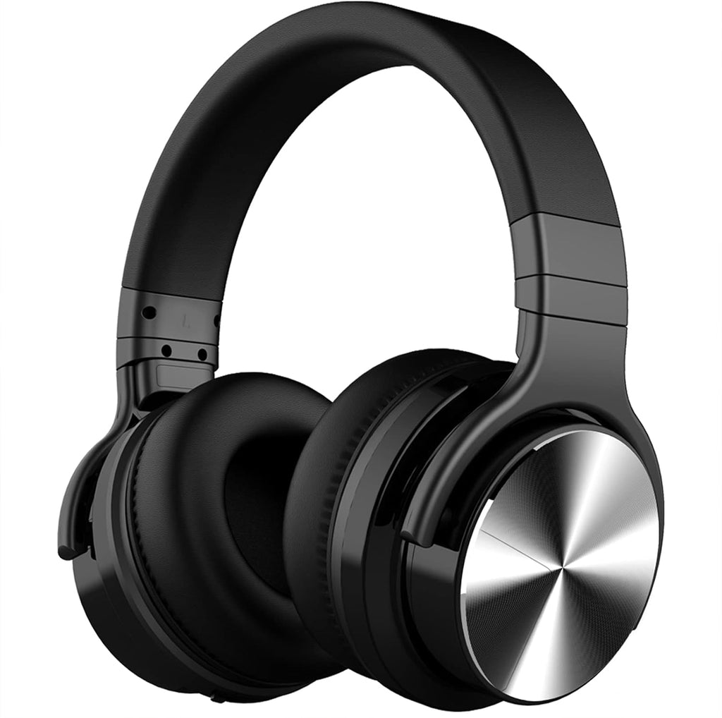 Blue Active Noise Cancelling Wireless Over Ear Headphones with Microphone G36349
