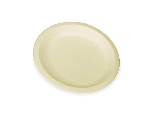 500-Count 9-Inch Compostable Sugar Cane Fiber Plate K93201